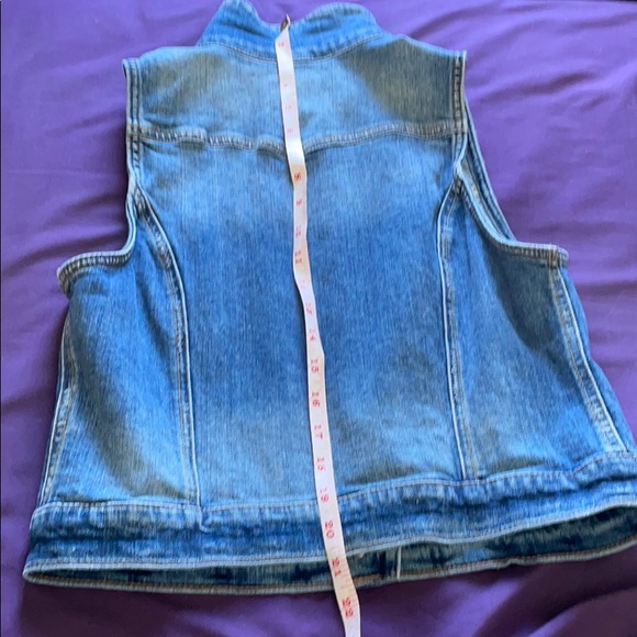 NWOT jean vest - Picture 5 of 7